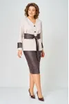 Костюм Vilena fashion 1147 беж+шоколад