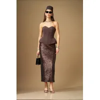 Костюм N.O.W 1639 Коричневый