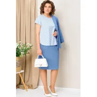 Костюм VOLNA 1428 голубой