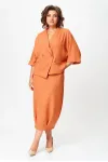 Костюм Кокетка и К 1287 терракотовый