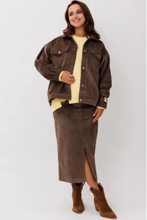 Костюм MisLana 1245к шоколадный