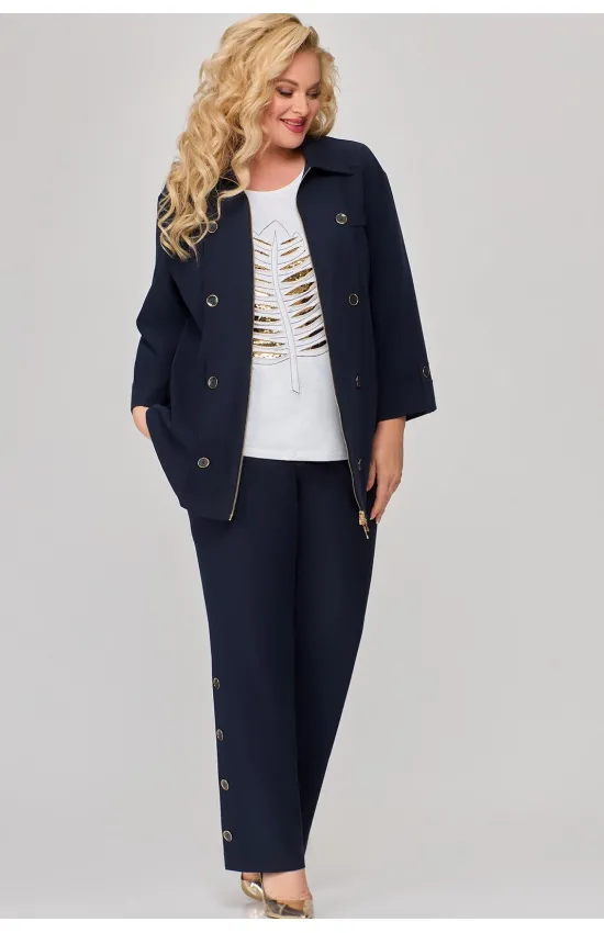 Костюм Svetlana Style 1678 синий+белый