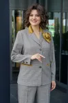 Костюм Alani 2410 серый/горчица