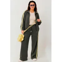 Костюм MisLana 1306 темносерый/лимонный Костюм MisLana 1306 темносерый/лимонный