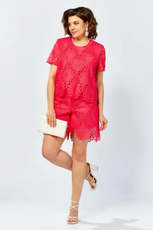 Костюм Mira Fashion 5661 малиновый(красный) Костюм Mira Fashion 5661 малиновый(красный)