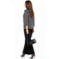 Костюм Taita plus 2523 черно-белый ,черный