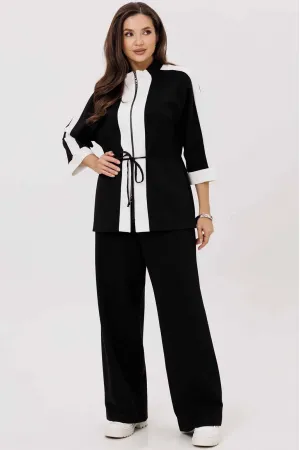 Костюм MisLana 1251 черный/белый