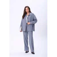 Костюм Vilena fashion 1089 серый