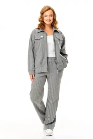 Костюм VI ORO 1218 серый