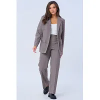 Костюм Vilena fashion 978 серо-розовый
