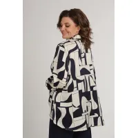 Костюм AMORI 8026 бежевый+синий