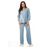 Костюм Vilena fashion 889 голубой