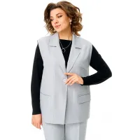 Костюм Карина Делюкс М-1364 черно-бежевый