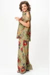 Костюм Michel Chic 1426 хаки+цветы