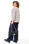 Костюм Michel Chic 1464 оловянный+джинс Костюм Michel Chic 1464 оловянный+джинс