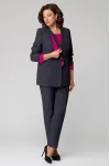 Костюм Мишель стиль 1145-1 графит + фуксия Костюм Мишель стиль 1145-1 графит + фуксия