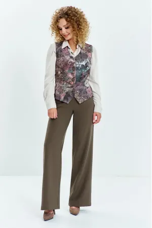 Костюм Euromoda 628 хаки+мультиколор