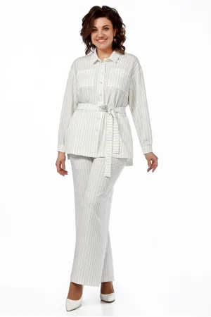 Костюм LaKona 11650 белый в полоску