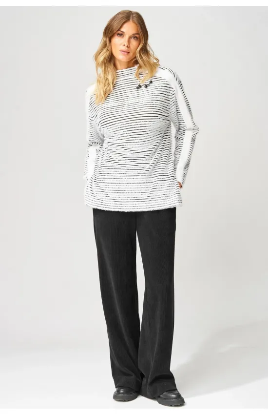 Костюм LAIKONY L-693 черно-белый