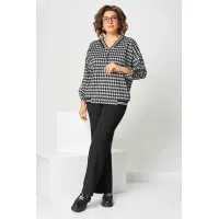 Костюм Асолия 1511 чёрно-серый