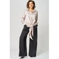 Костюм 2282 черный+жемчуг