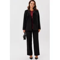 Костюм Vilena fashion 1121 черный+винный