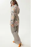 Костюм MisLana C946 цветы+серый