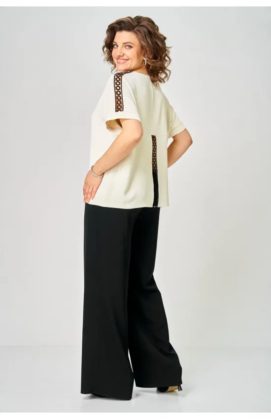 Костюм Rumoda 2275 кр молочный-черный