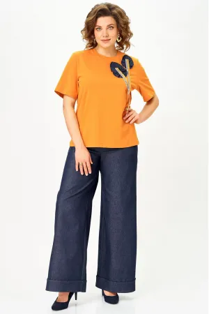 Костюм Michel Chic 1368-1 манго + синий