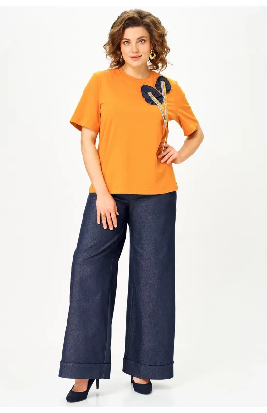 Костюм Michel Chic 1368-1 манго + синий