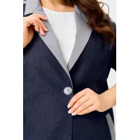 Костюм Lady Style Classic 3043 Темно-синий с серым