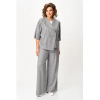 Костюм Кокетка и К 1300 серый