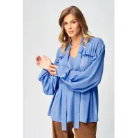 Костюм GIZART 5410 голубой, коричневый