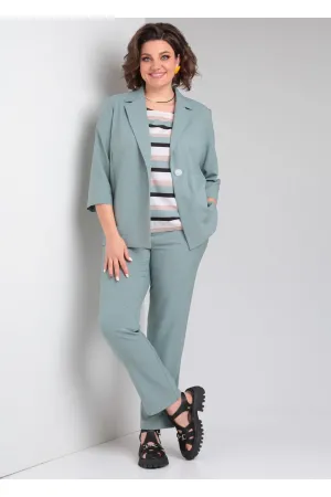 Костюм Vilena fashion 958 полынь