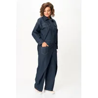 Костюм Кокетка и К 1505 синий джинс