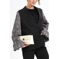 Костюм NikVa 950-2 чёрный+серая клетка