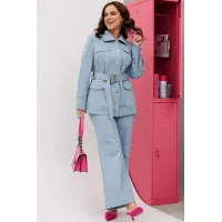 Костюм INVITE 6089 голубой джинс