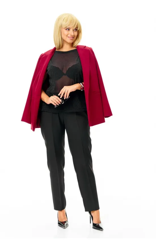 Костюм T&N 7709 бордо блеск и черный