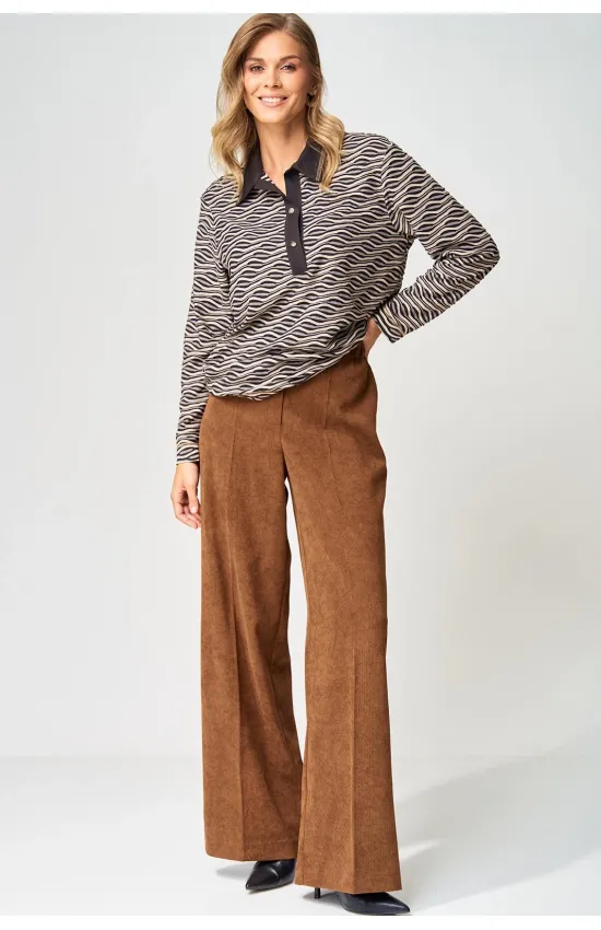 Костюм GIZART 5412 серо-бежево-черный, коричневый