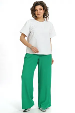 Костюм Alani 2560 молоко+зеленый