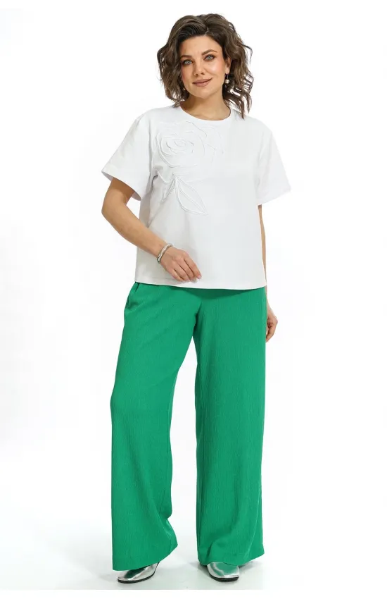 Костюм Alani 2560 молоко+зеленый