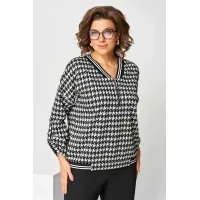 Костюм Асолия 1511 чёрно-серый