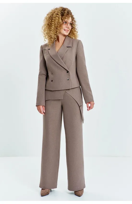Костюм Euromoda 631 бежевый Костюм Euromoda 631 бежевый