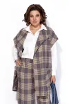 Костюм Anastasia 1172 песочный-деним (клетка)