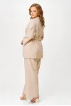 Костюм Anastasia MAK 1291-1 бежевый+молочный