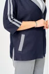 Костюм Lady Style Classic 3043 Темно-синий с серым Костюм Lady Style Classic 3043 Темно-синий с серым