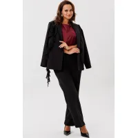 Костюм Vilena fashion 1121 черный+винный