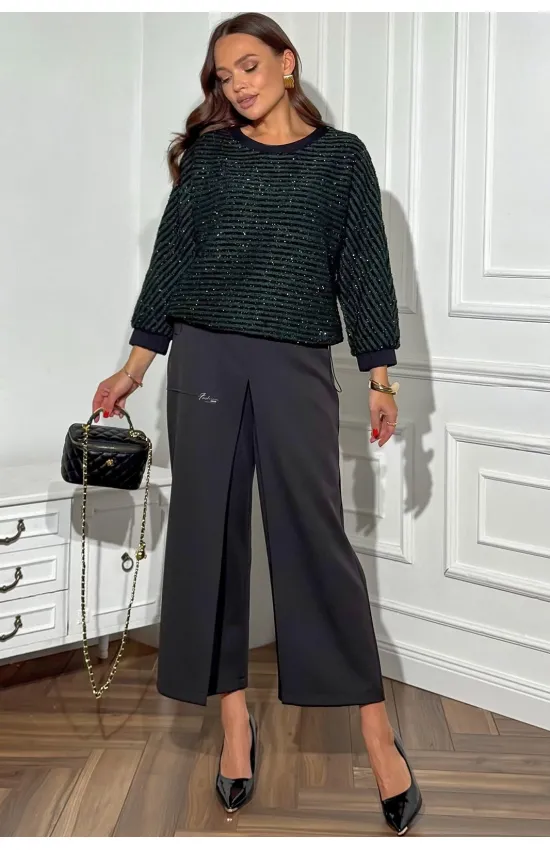 Костюм DilanaVIP 2124 зеленый-черный