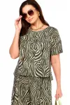 Костюм Taita plus 2411-17 олива+молочный+беж