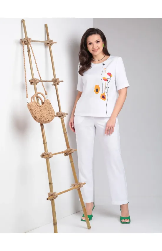 Костюм Vilena fashion 967 белый